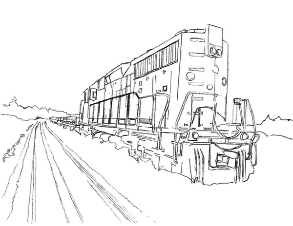 Train to be coloured