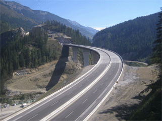 Transcanada Highway in British Columbia