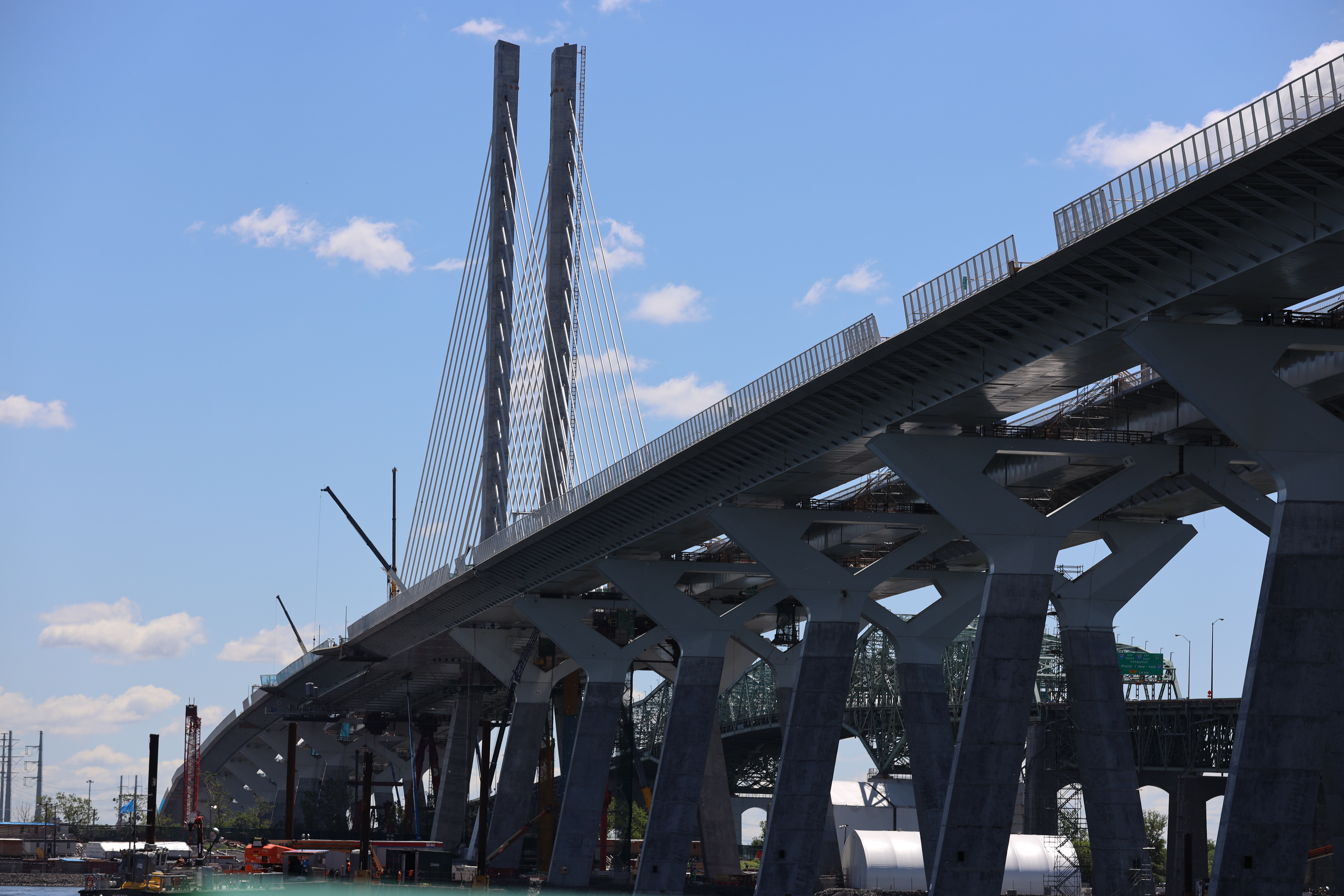 Image du nouveau pont Samuel-de Champlain