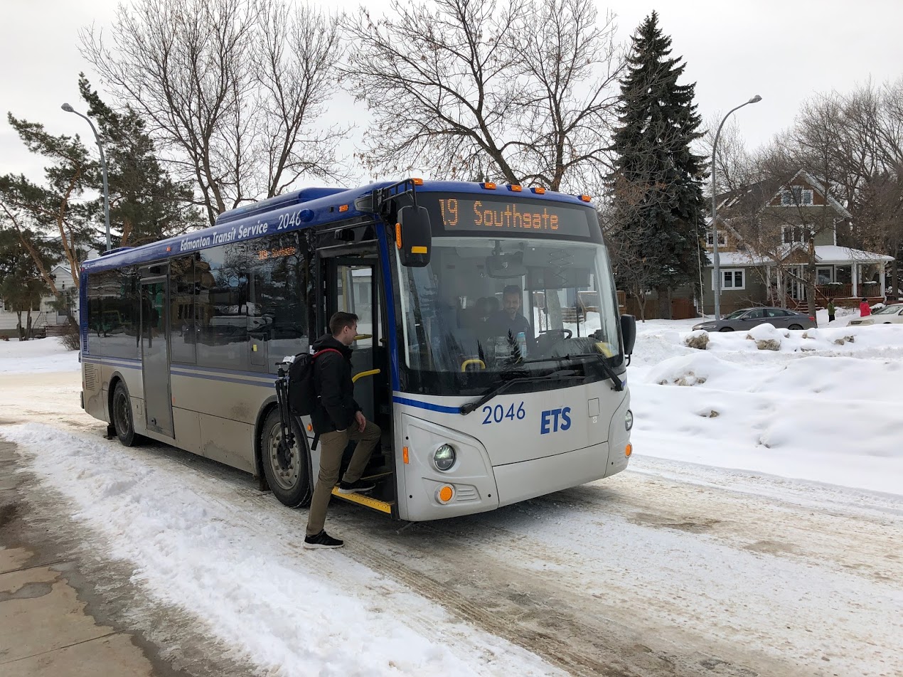 Autobus du service de transport en commun d'Edmonton