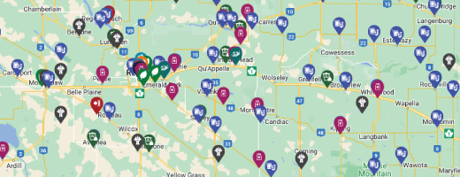 Infrastructure Canada project map