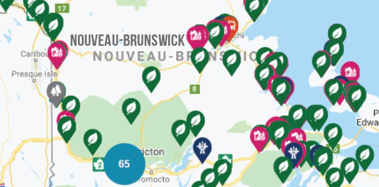 Consultez notre carte des projets pour voir les projets réalisés au Nouveau-Brunswick dans le cadre du plan Investir dans le Canada.