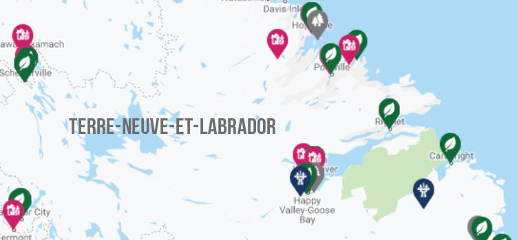 Consultez notre carte des projets pour voir les projets réalisés à Terre-Neuve-et-Labrador dans le cadre du plan Investir dans le Canada.