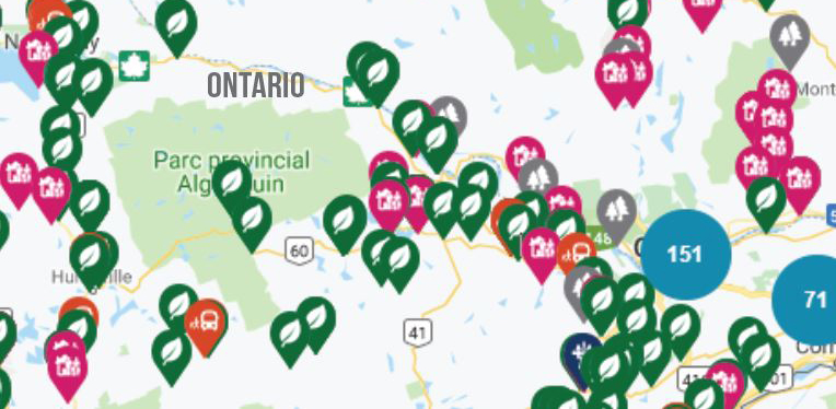 Consultez notre carte des projets pour voir les projets réalisés en Ontario dans le cadre du plan Investir dans le Canada.
