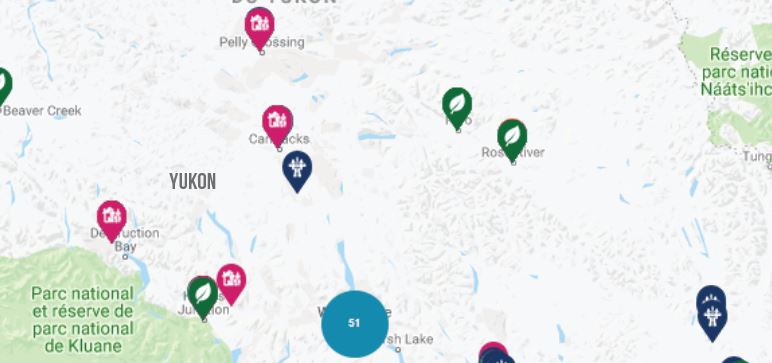 Consultez notre carte des projets pour voir les projets réalisés au Yukon dans le cadre du plan Investir dans le Canada.